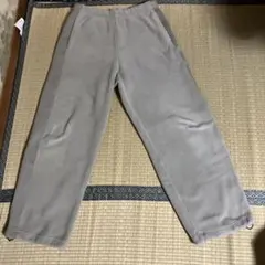 ユニクロ　ニードルズコラボ　フリースワイドパンツ　M ベージュ色