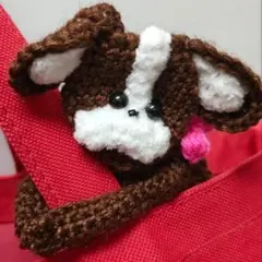 あみぐるみ　バッグチャーム小物入れ