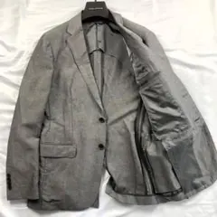 【サイズ46】UNITEDARROWS 　リネンコットンテーラードジャケット