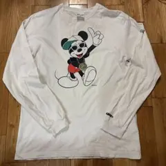 X-LARGE エクストララージ　ディズニー　ミッキー ロンT 白T