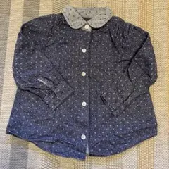 【SHIPS 】ドット柄シャツ /サイズ90cm