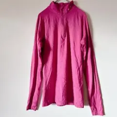 Nike 【M】ハーフジップ長袖トップス ランニングウェア ピンク