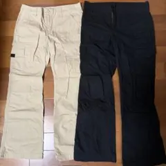 Xgirl フレアカーゴパンツ 2色セット M