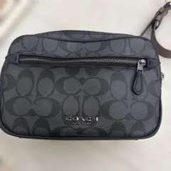 COACH シグネチャー ショルダーバッグ ブラック