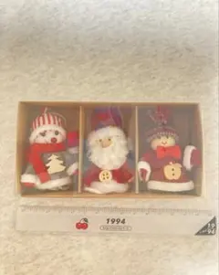 クリスマスオーナメントセット 3体