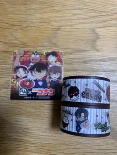 牛角コナンマスキングテープ（松田＆荻原）＆オリジナルスクエアステッカー