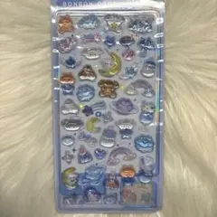 ボンボンドロップシール　犬　ブルー　翌日発送⭕️