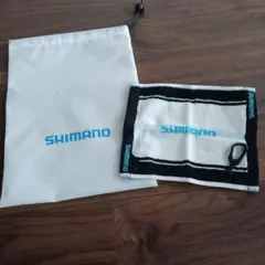 SHIMANO シマノ タオル カラビナ付き 収納袋セット