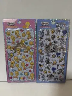 【正規品】プチドロップステッカー　トゥイーティー　ルーニーテューンズ　2枚セットのサムネイル