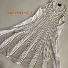 ミッソーニ ひざ丈ノースリーブワンピ ースsize38のサムネイル