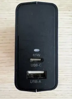 AC65PD【急速充電】65W AC電源アダプター USB-C/USB-A