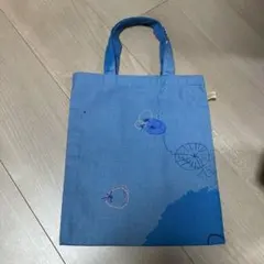 ハンドメイド　ミニトートバック　サブバッグ　花柄　刺繍　カバン