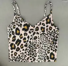 Forever21 レオパードキャミ ビスチェ ピンク