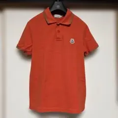 美品　MONCLER モンクレール　ポロシャツ　オレンジ　Mサイズ