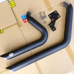 ナイスモーターサイクル製 ターンアウトマフラー ダイナ - メルカリ