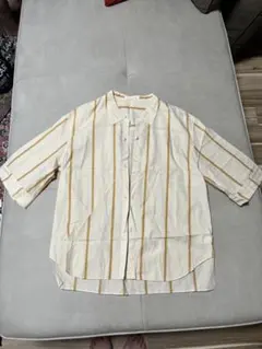 GALERIE VIE ストライプ 半袖シャツ　TOMORROW LANDのサムネイル