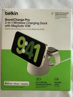 新品未使用未開封 belkin WIZ020btH36 MagSafe充電器