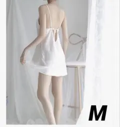 ベビードール セクシーランジェリー ホワイト レース付き　ショーツセット　新品