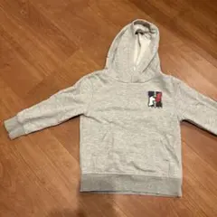 Tommy グレー フード付きパーカー
