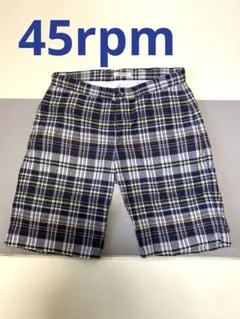 45rpm ハーフパンツ（36）チェックのサムネイル
