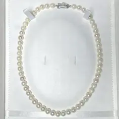 あこや 白珠 本真珠 ネックレス アコヤパール 希少 6.5〜7.0㎜ 785