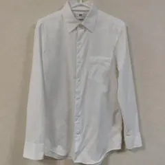 UNIQLO ホワイト シャツ M　スリムフィット　スーパーノンアイロン