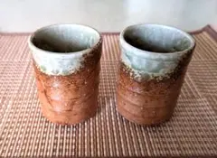【湯呑み】陶器製 湯飲み 2個セット★