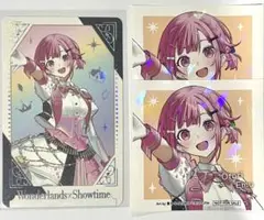 鳳えむ プロセカ 感謝祭 グリーティングカード 箔押し 特典 ステッカー