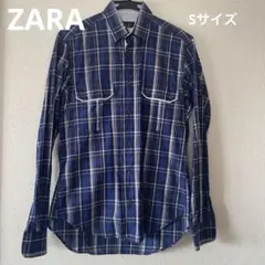 【美品】ZARA MAN クラシック 長袖シャツ　S