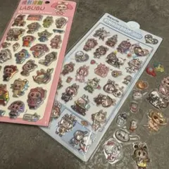 ⭐️値下げ⭐️ラブブ　ボンボンドロップシール　ぷくぷくシール　2点セット　おまけ付き