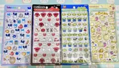 ボンボンドロップシール　たまごっち　ディズニー　サンリオ　4点　セット
