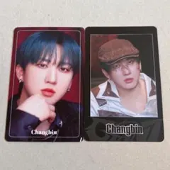 straykids XMAS POPUP トレカ チャンビン フォトカード 2枚