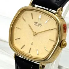 SEIKO セイコー 腕時計 稼働品 1221-5010 クォーツ 金文字盤 - メルカリ