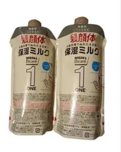 メンズビオレ ONE 全身保湿ミルク 無香料 2個