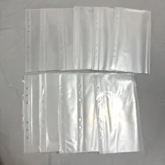 システム手帳 リフィル 6穴 A6クリアポケット 10枚セット