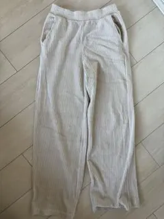 ストライプ ワイドパンツ