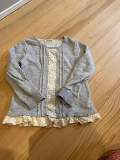 ブランシェス　裾レーススウェットチュニック　120