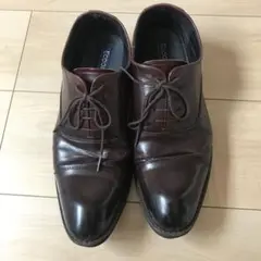 ECOOMOI ダークブラウン ビジネスシューズふ