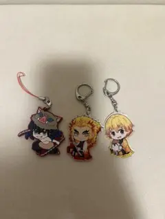 鬼滅の刃 アクリルキーホルダー 3個セット