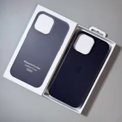 【純正】iPhone14promax レザーケース　新品　Apple 未開封品