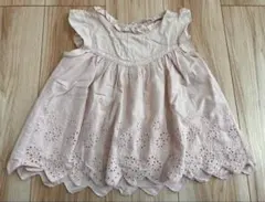 薄いピンクの刺繍入り チュニック 110