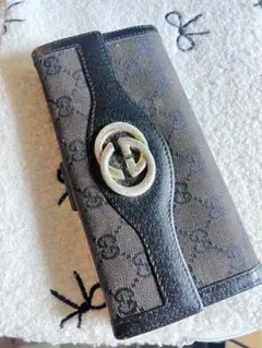GUCCI GGパターン 長財布 ブラック