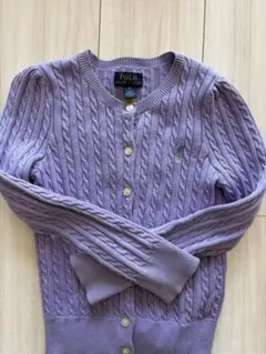 Polo Ralph Lauren カーディガン サイズ6 ラベンダー