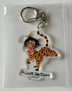 進撃の巨人　RE:SHAZAM 黒ねこ意匠　アクリルキーホルダー　サシャ