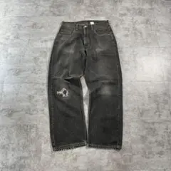 【W30 L30】 メキシコ製 usa levi's 先染ブラック 569