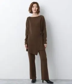 apart by lowrys ブラウンニットセットアップ