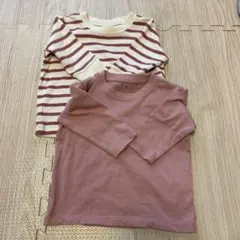 長袖カットソー 2枚セット