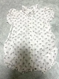 美品　プチバトー　半袖ロンパース
