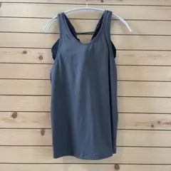 Lululemon ブラトップ付きタンクトップ カーキ サイズ4