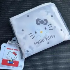 しまむら　サンリオ　モノトーン　ハローキティ　ショッピングバッグ　エコバッグ